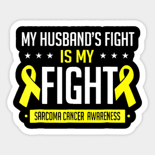 My Husband Sarcoma Cancer Awareness Sticker